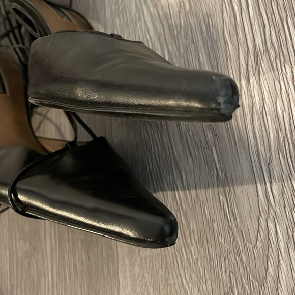 Enzo Angiolini Leather Strappy Pumps Size 9 - Picture 5 of 5